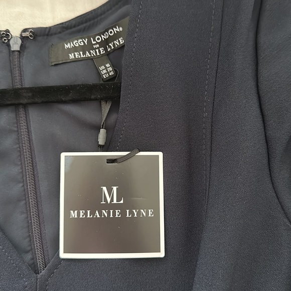 Maggy London for Melanie Lyme mid length dress BNWT - Picture 4 of 6